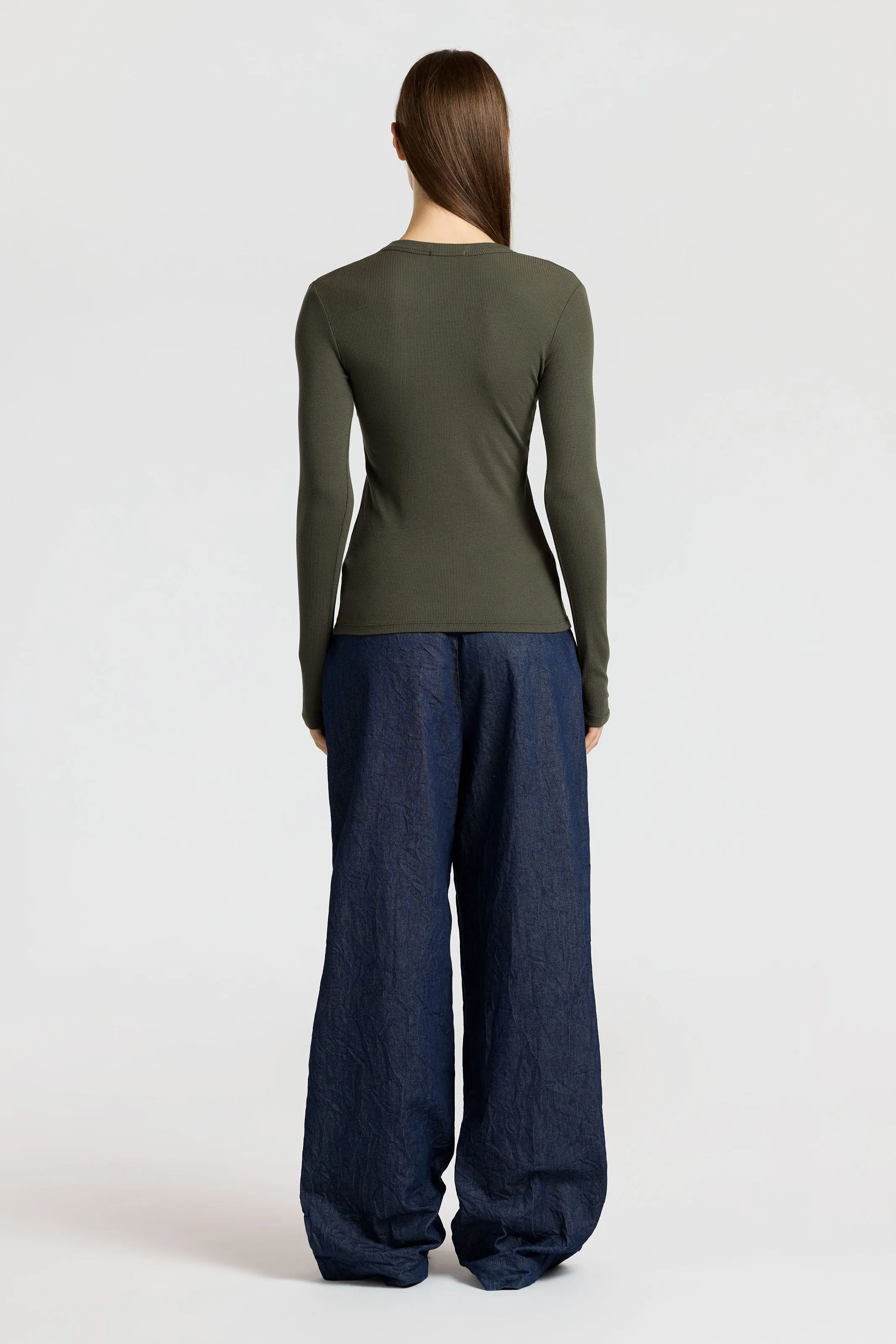 funky Water Based Ink Print Verona U-Neck Shirt