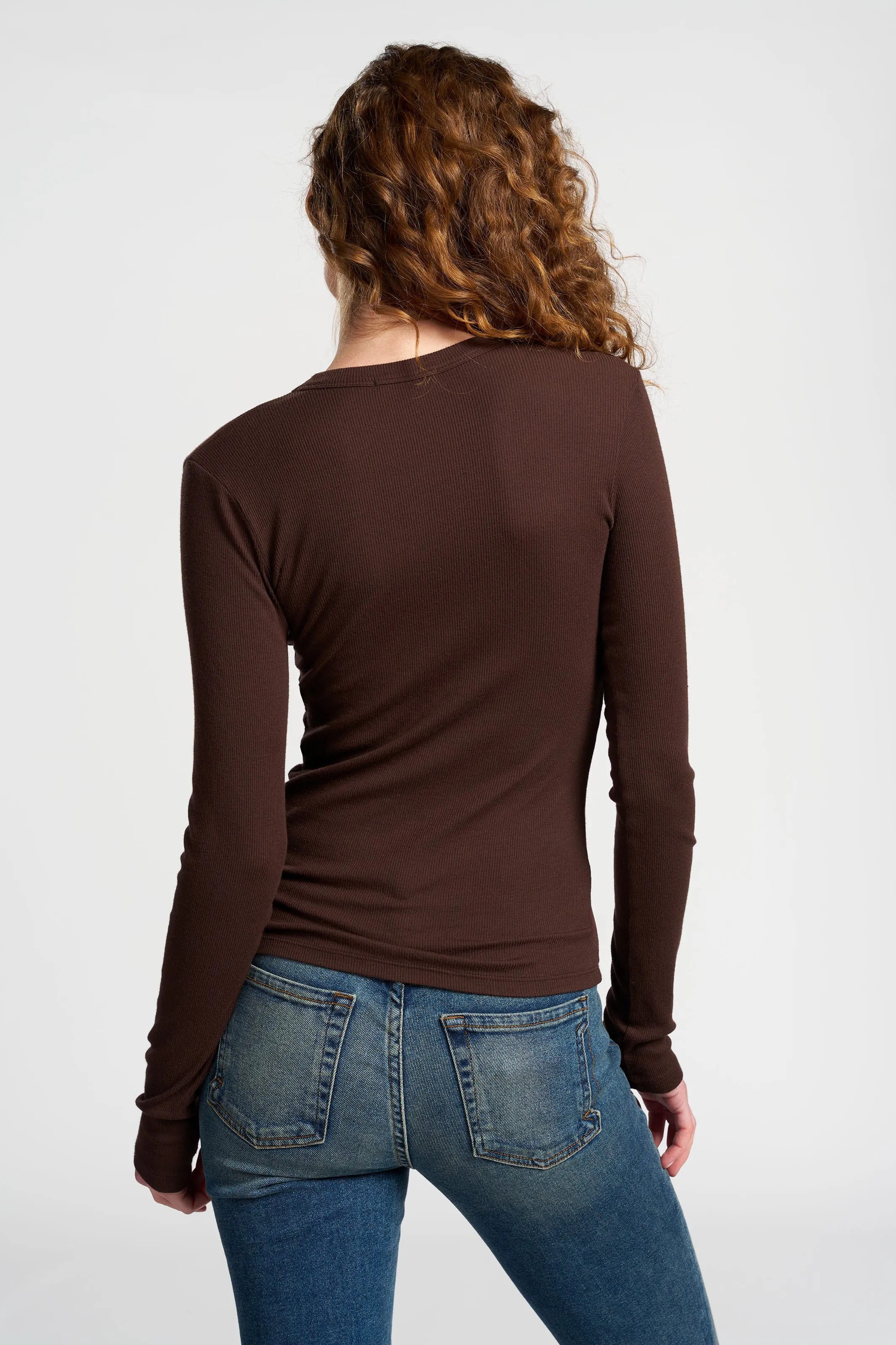 Moisture wicking Curved Hemline Verona U-Neck Shirt