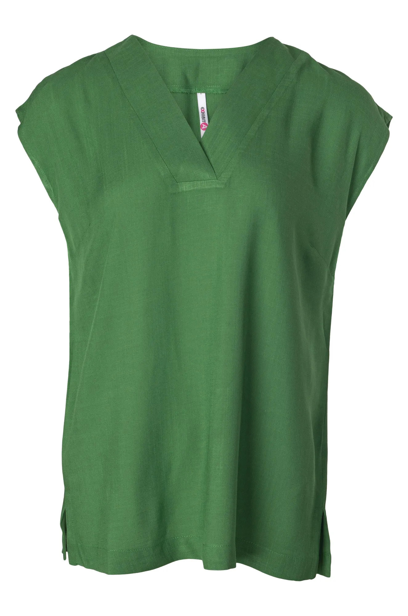 Sleeveless V neck Top | Avocado | 3301A1 Dry Touch Balance Core