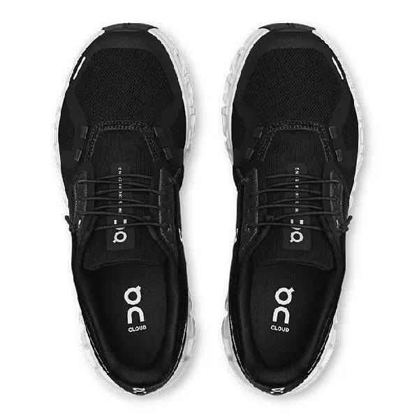 Womens On Running Cloud 6 in Black/White machine - washable - design shoes futuristic - themed running wear