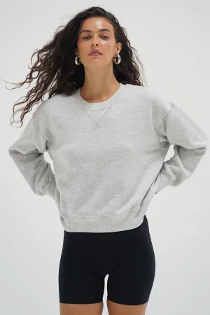 Vintage Daniel Sweatshirt - Heather Grey Microfiber Inner Layer