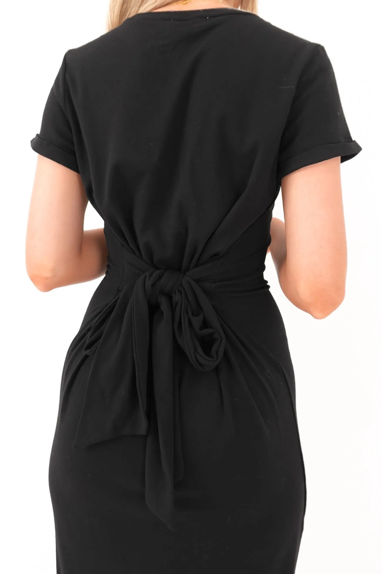 Baby-Shower Viola Midi Dress Black