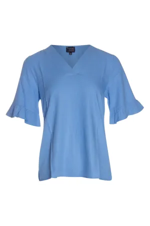 Viscose Linen Blend Top | SKY | 6771AR HypoallergenicTextile