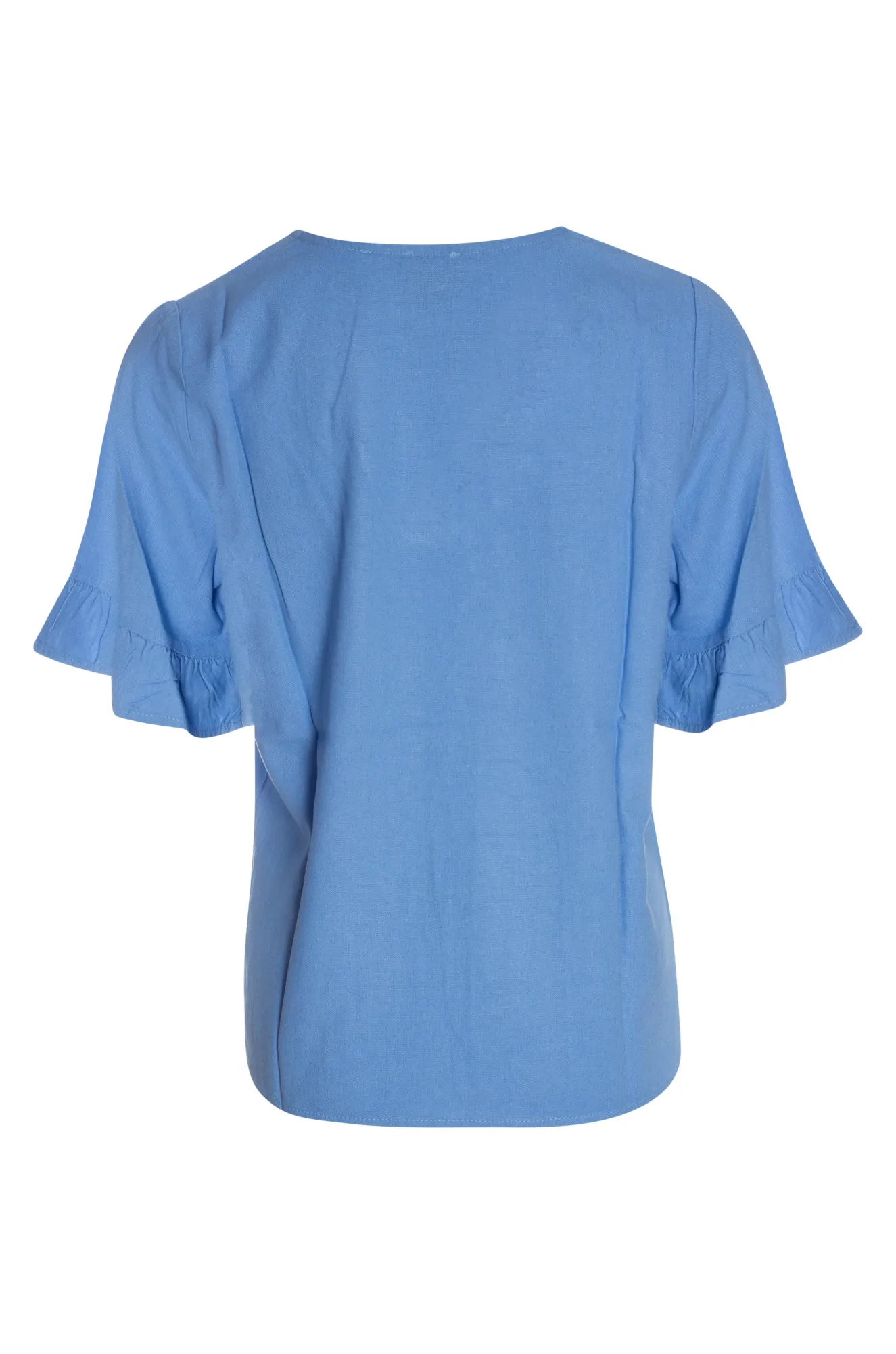 Viscose Linen Blend Top | SKY | 6771AR Simple Fashion