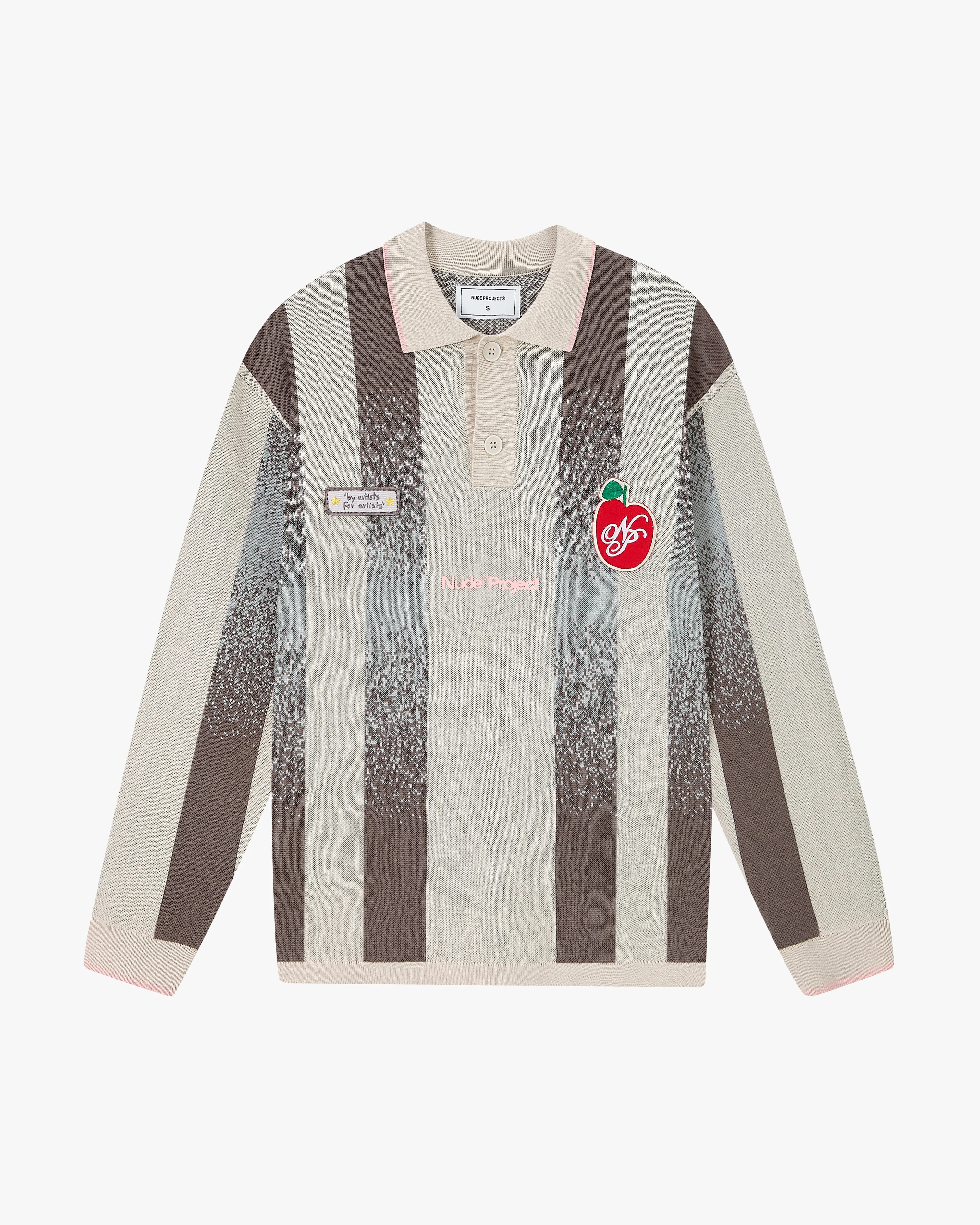 Energy Mood Vizcaya Football Polo Knit Grey