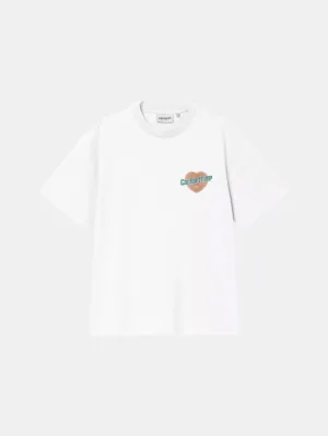 Non Restrictive Fit W Growth Tee White Stone Washed