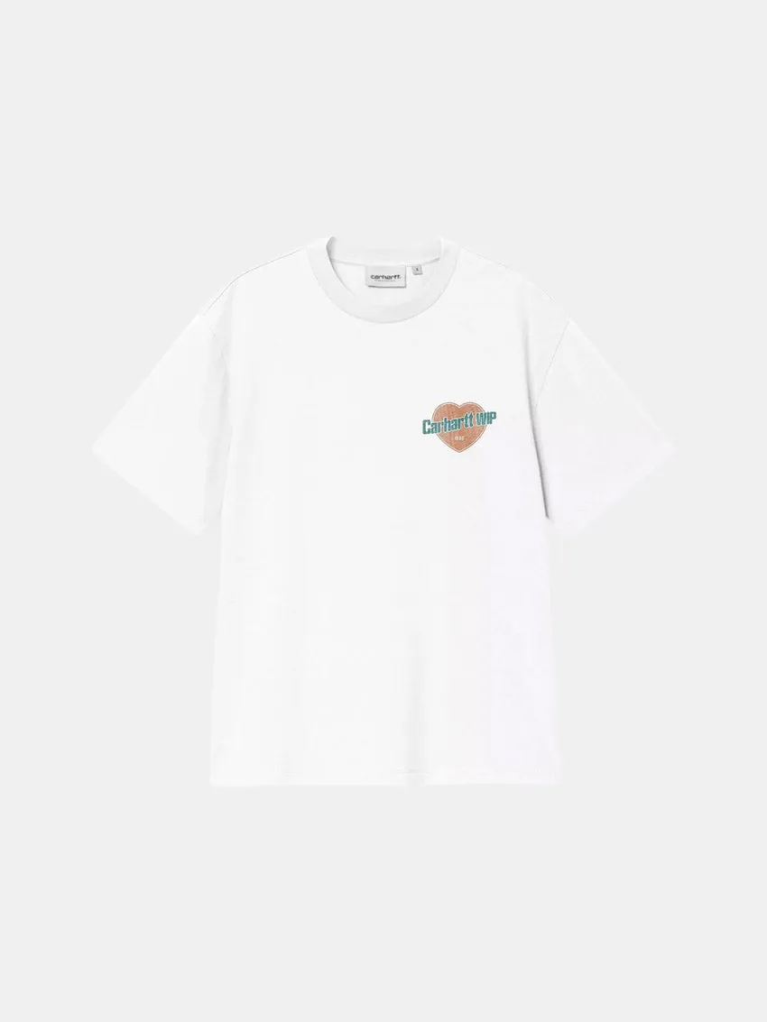 Non Restrictive Fit W Growth Tee White Stone Washed