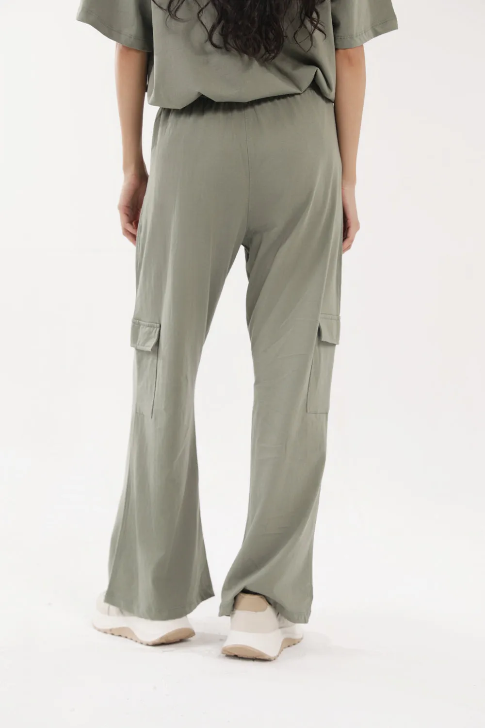 WIDE LEG CARGO TROUSERS Flexible Layer Fit Relaxed fit wear