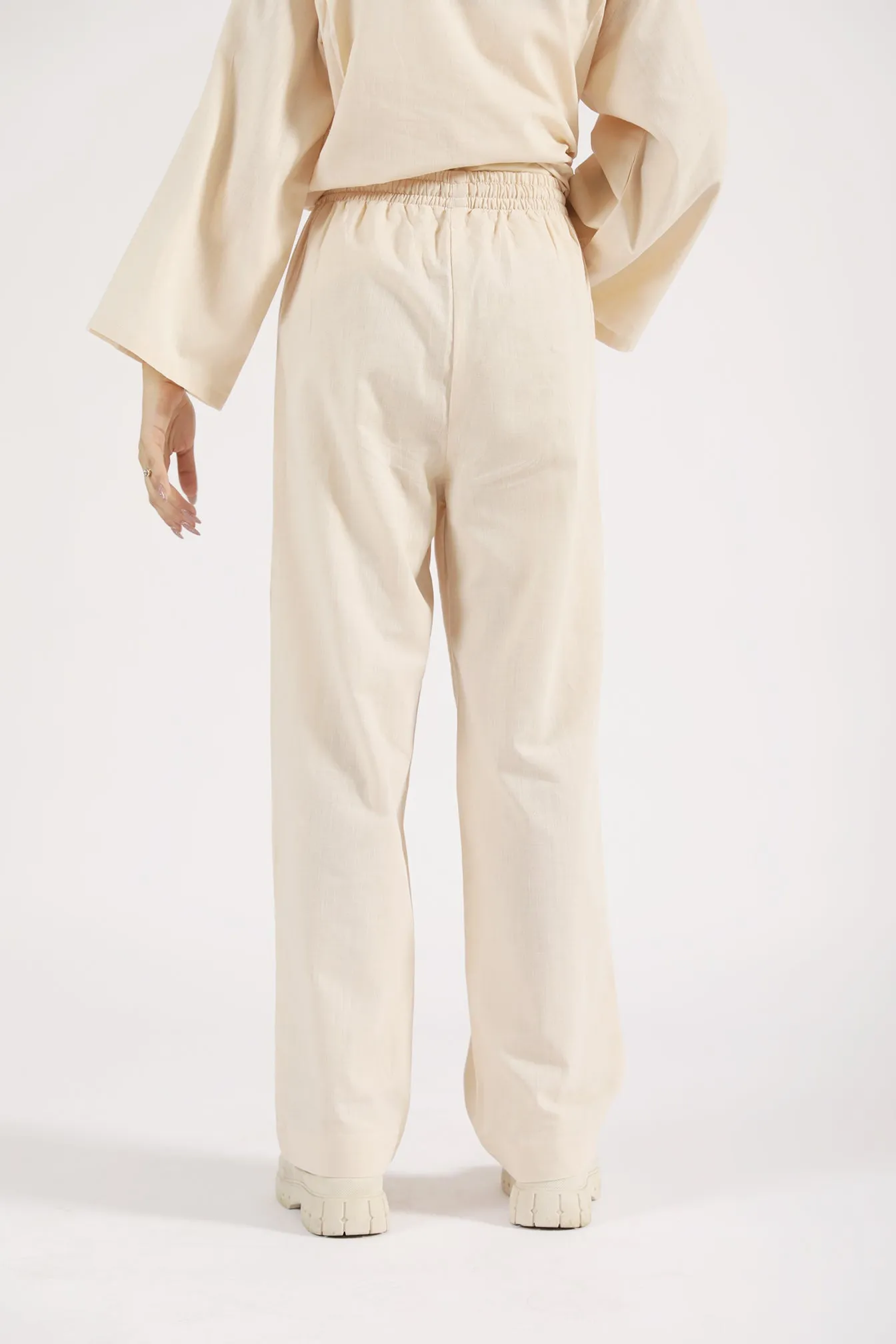 WIDE LEG PANTS Utility Pockets