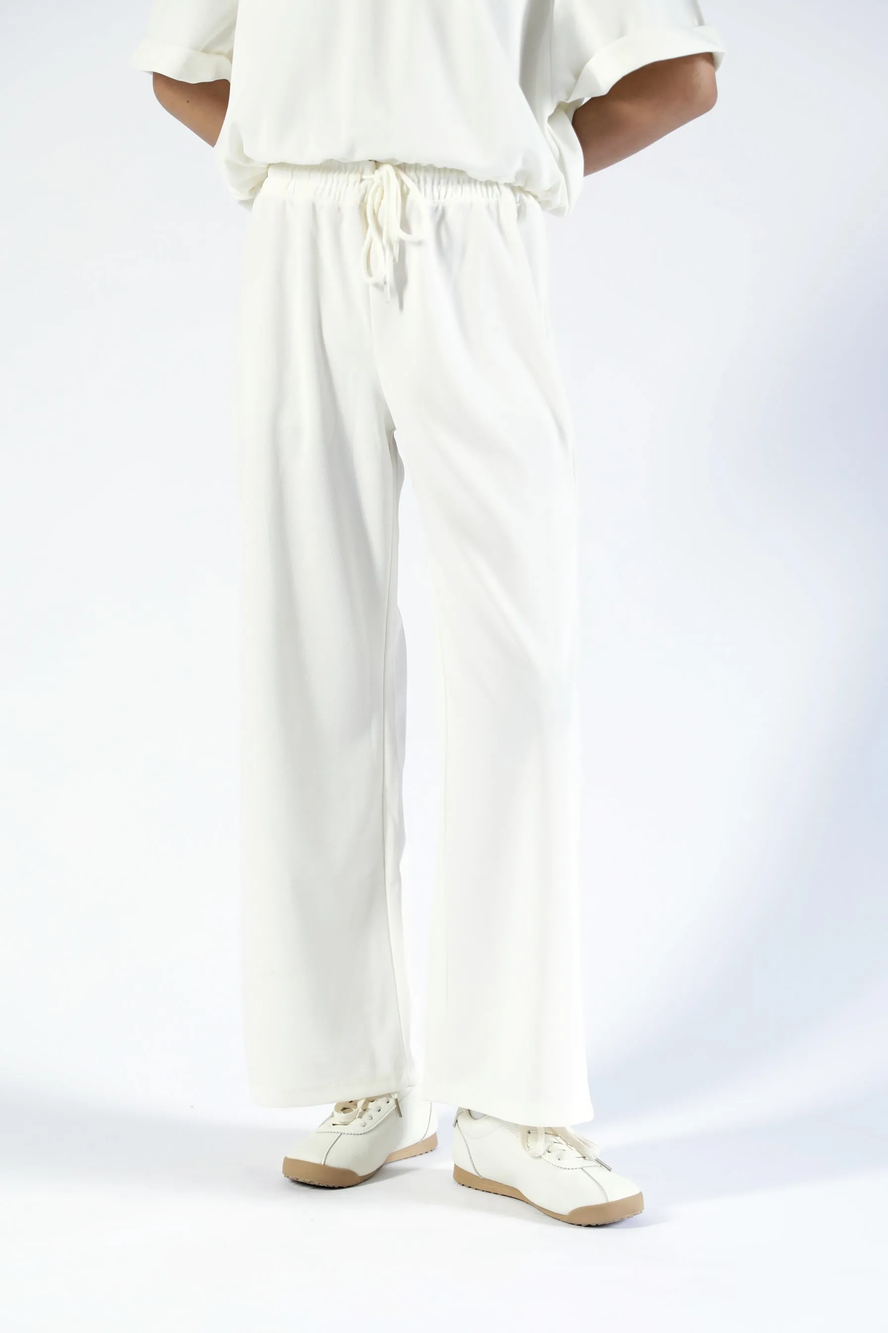 Tagless label Supportive Fit WIDE LEG TROUSER