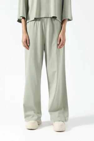 High Density Weave WIDE LEG TROUSER