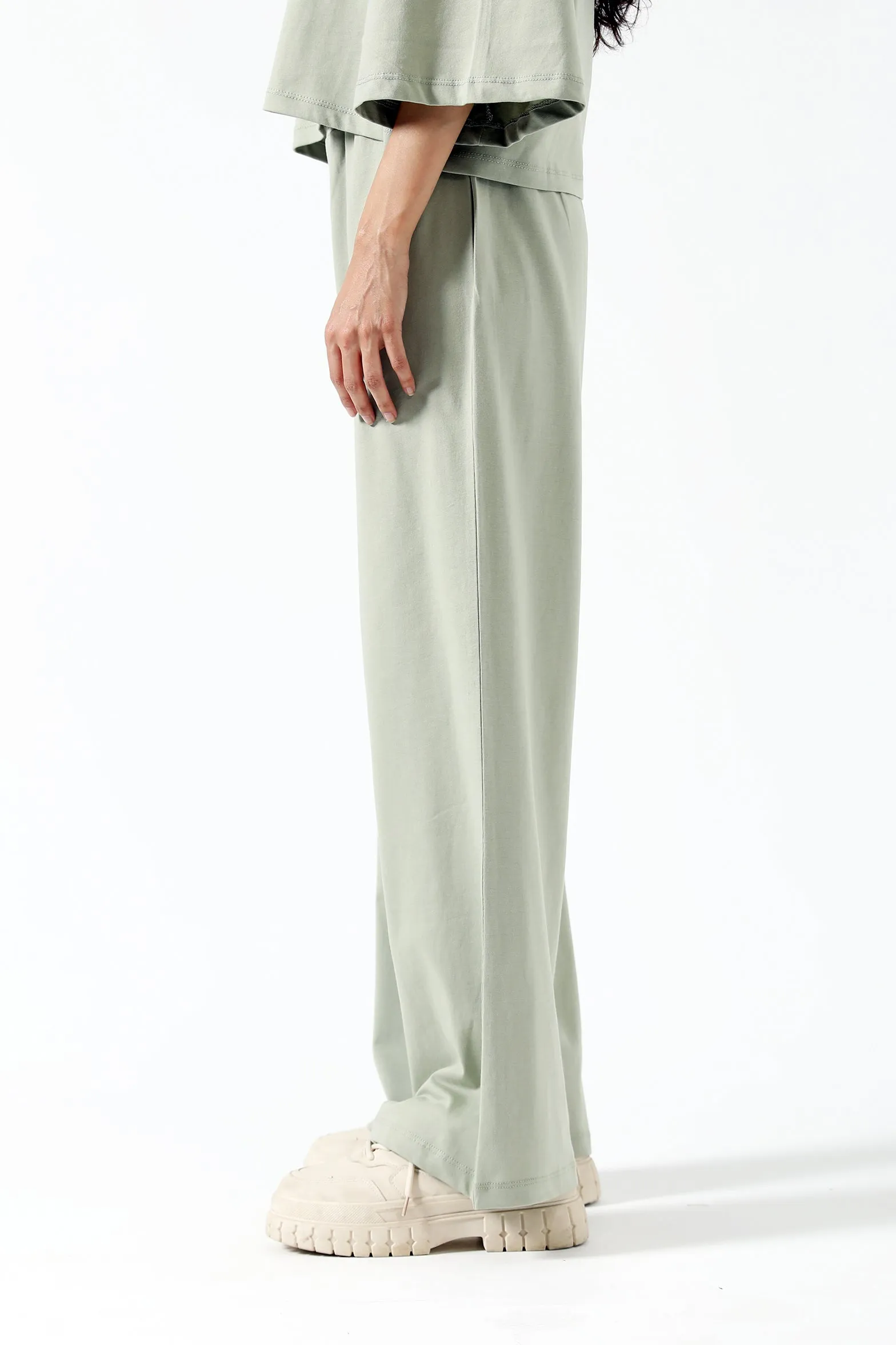 Anti Slip Waistband WIDE LEG TROUSER