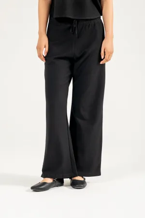 Side Pockets Pull-on style WIDE LEG TROUSER