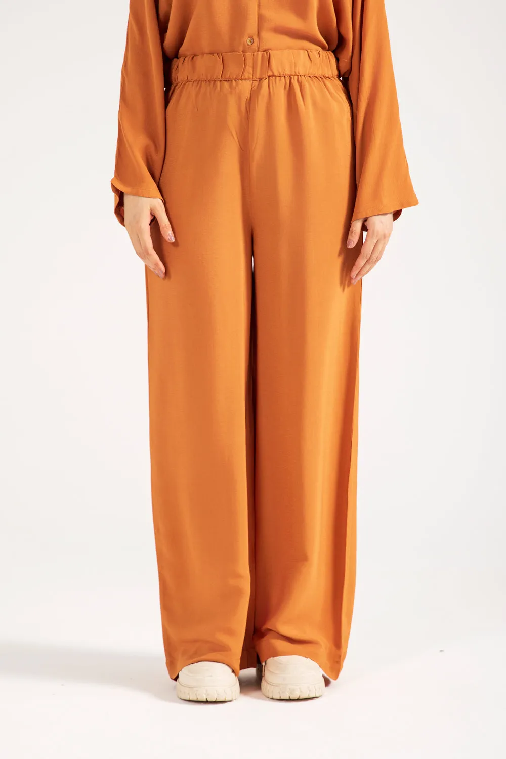 WIDE LEG TROUSER Quick Release Buckle Elastic Cuff