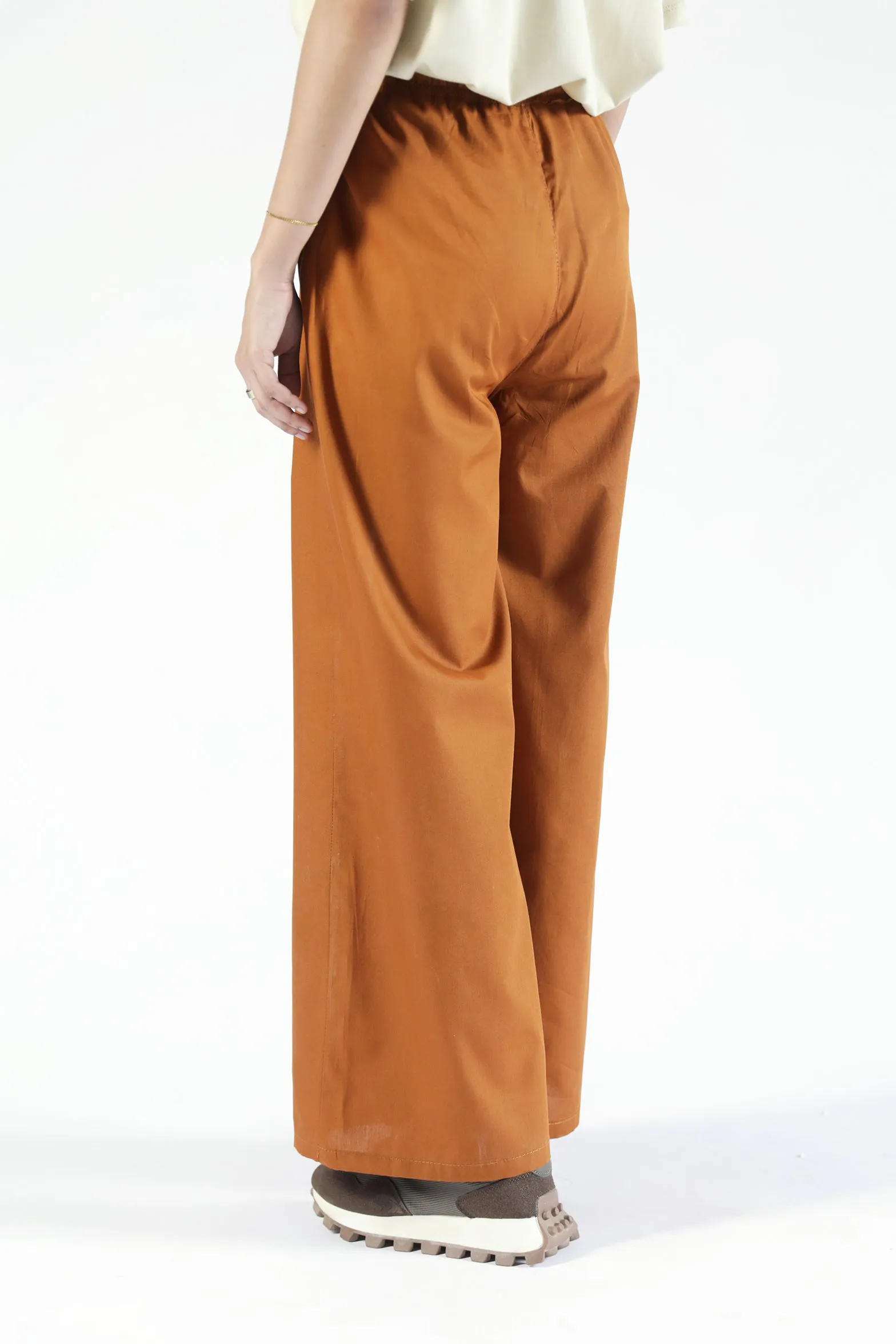 WIDE LEG TROUSER WITH DRAWCORD DETAIL AdjustableWaistband Comfy Design