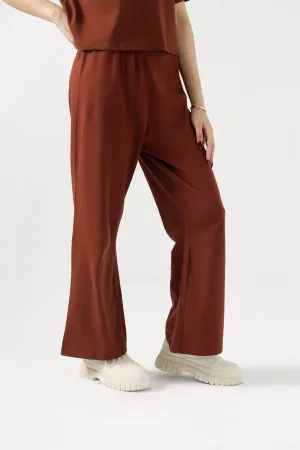 Shape Retention Skinny Fit WIDE LEG TROUSERS