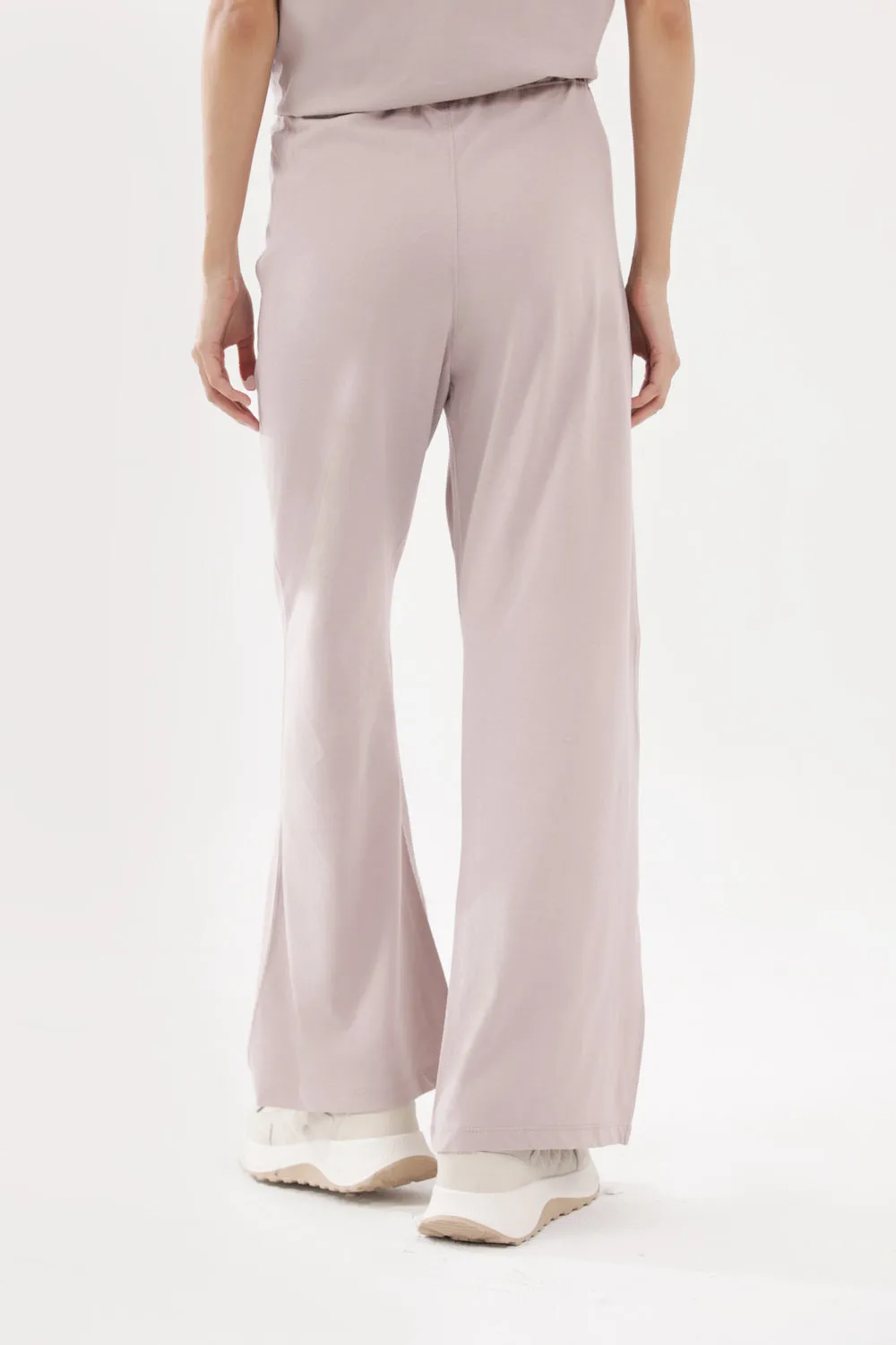 WIDE LEG TROUSERS Smart Fit AdjustableDrawstring