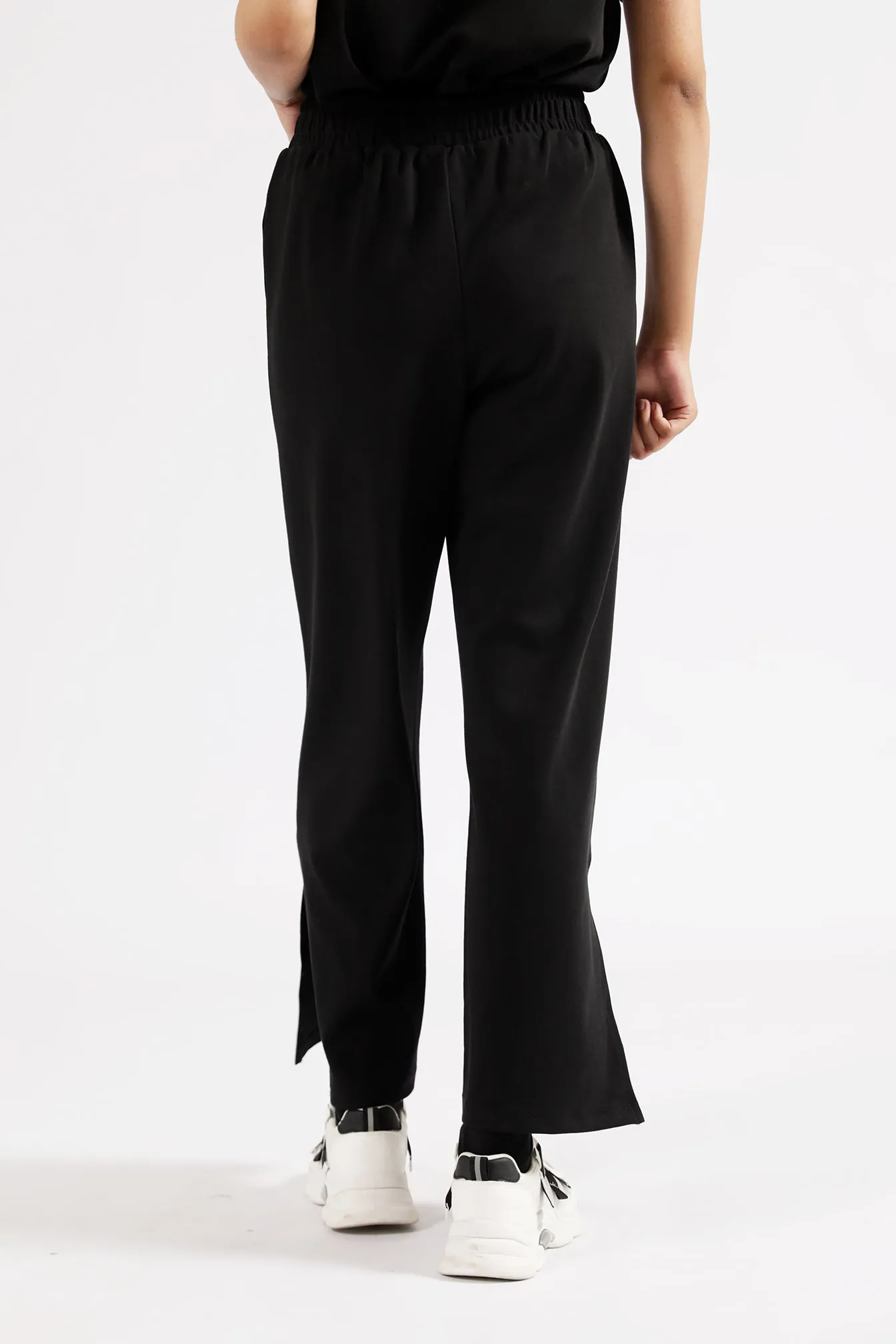 WIDE LEG TROUSERS Stretch Motion Quick Fit