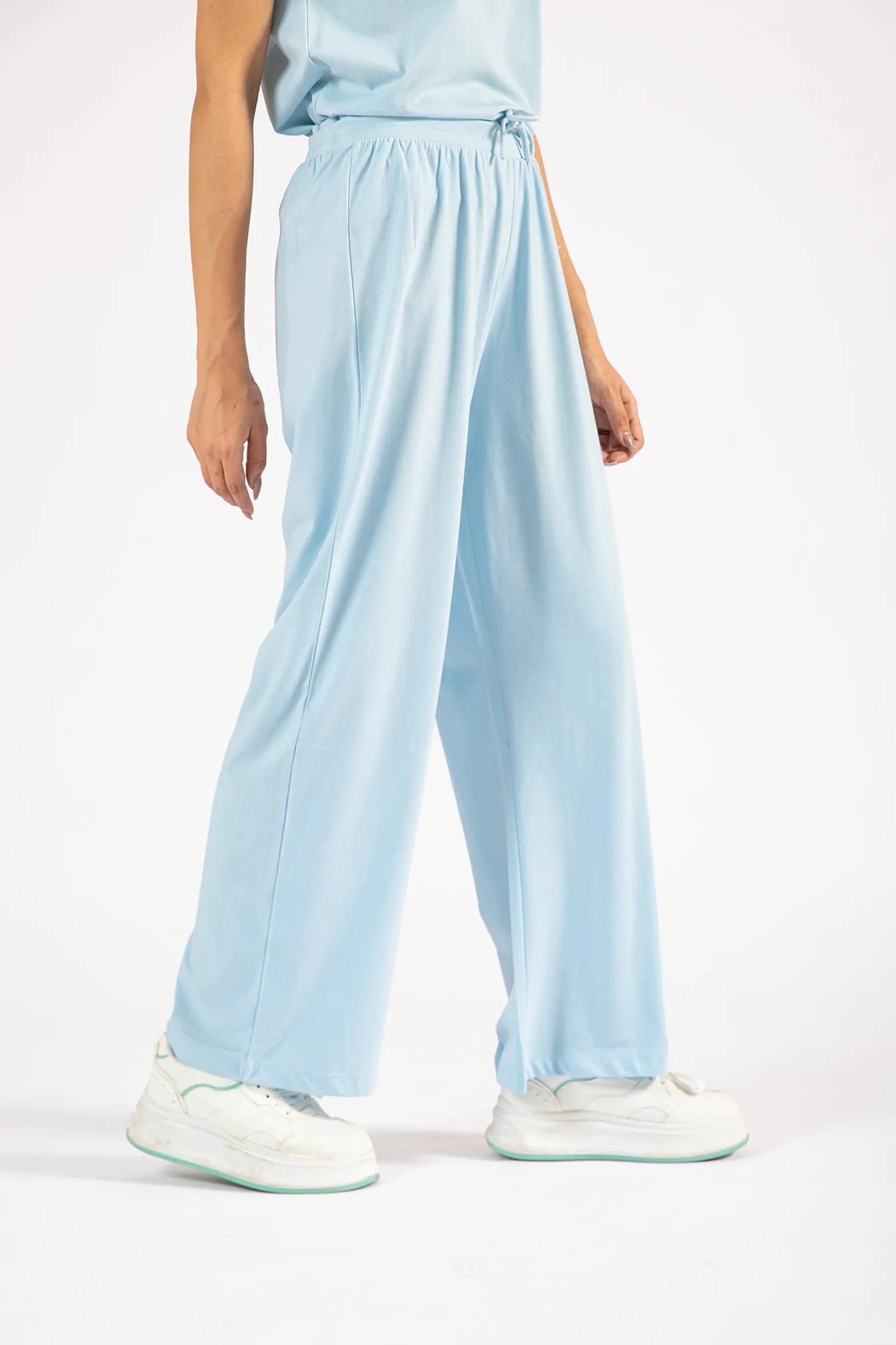 WIDE LEG TROUSERS WITH DRAW CORD DETAIL Body Friendly SecureClosures