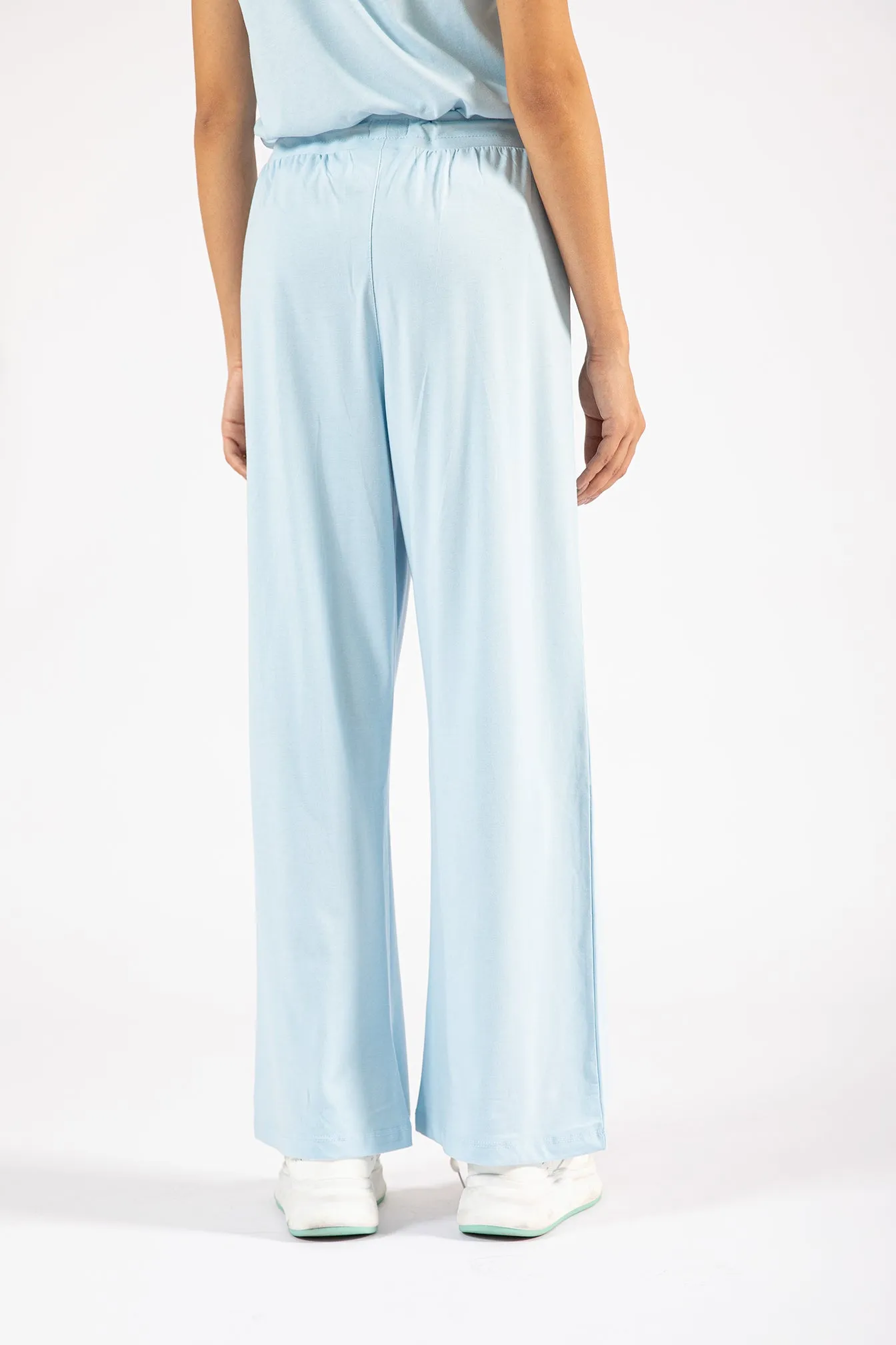 Minimalist Look Flexible Activewear WIDE LEG TROUSERS WITH DRAW CORD DETAIL