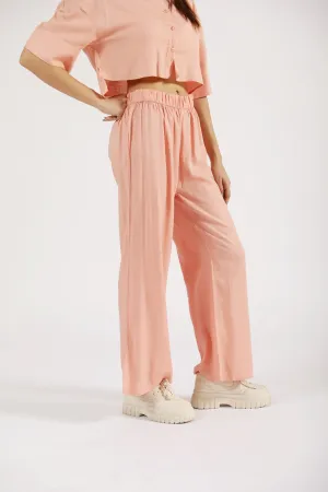 Flattering Fit Wear Performance Wear WIDE LEG TROUSERS WITH SLIT DETAIL