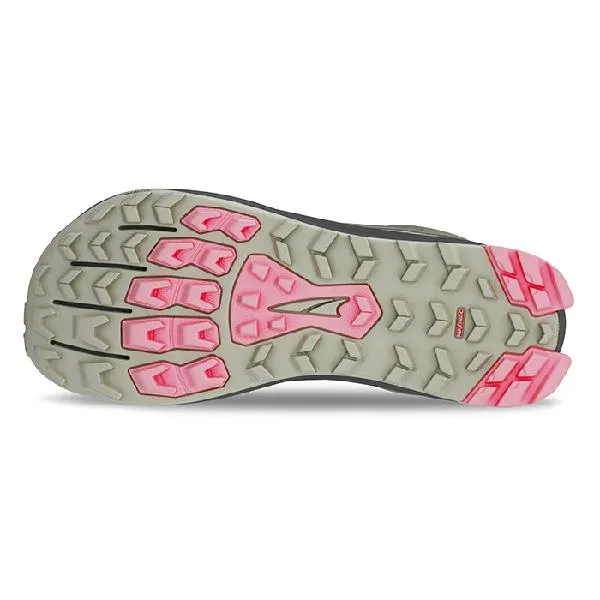 Springboard Cushioning Synthetic Overlay Structure Womens Altra Lone Peak 9 in Dusty Olive