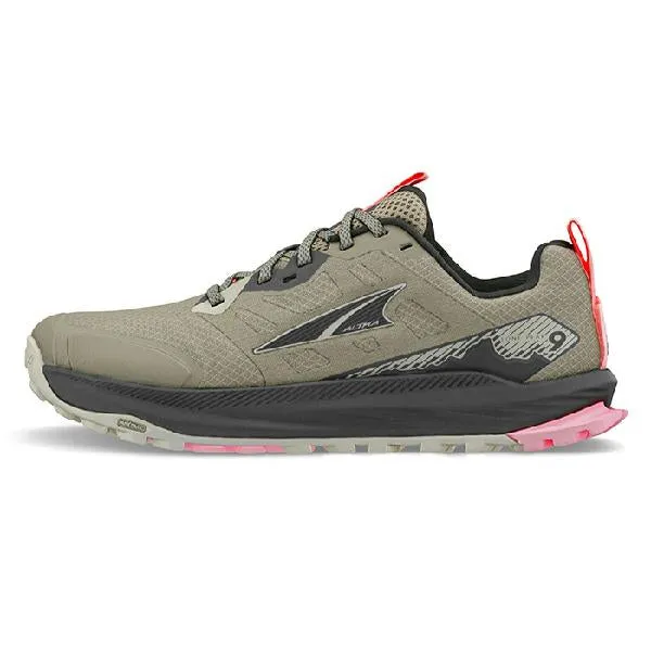 track - worthy running in a steppe area shoes Womens Altra Lone Peak 9 in Dusty Olive