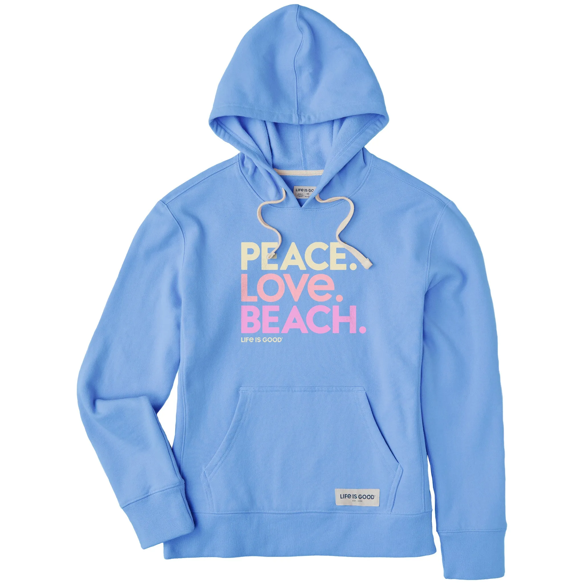 Women's Peace Love Beach Simply True Fleece Hoodie swimming suitable