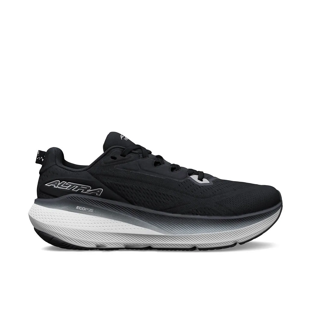 Womens Altra FWD Via 2 in Black/White custom - made running shoes