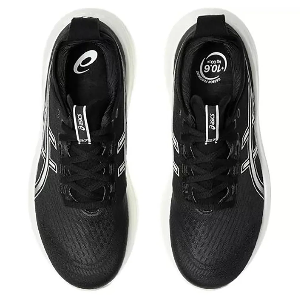 Wet Grip Outsole toe - support - system Womens Asics Gel-Nimbus 27 in Black/Lake Grey