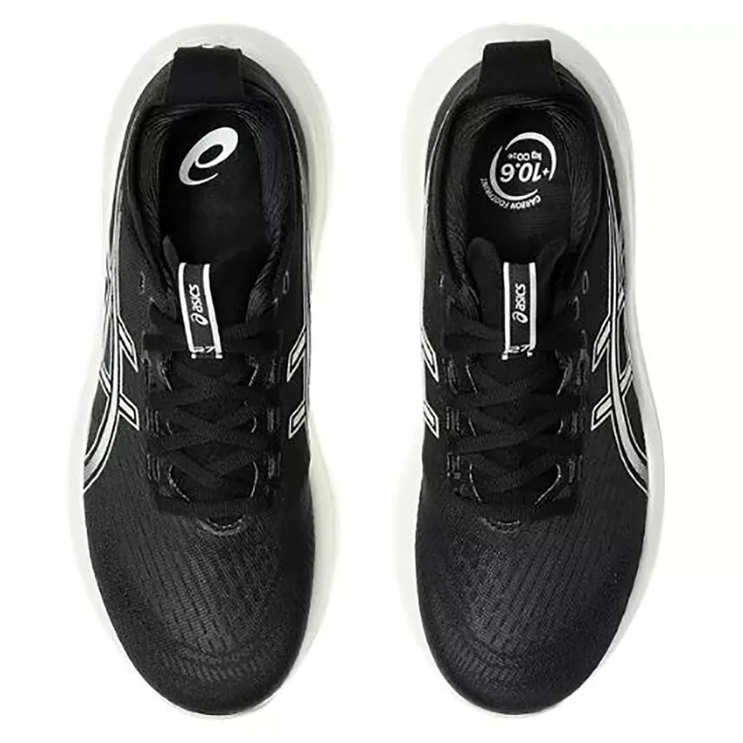 Womens Asics Gel-Nimbus 27 Wide in Black/Lake Grey multi - activity shoes multi - density midsole