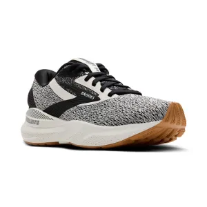 Womens Brooks Running Adrenaline GTS 24 in Coconut/Black/Biscuit Nylon Stabilizer Plate Sweat Resistant