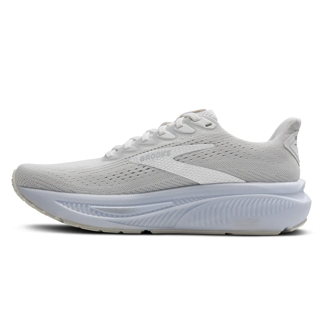 superior - craftsmanship Womens Brooks Running Ghost 17 in White/White/Grey