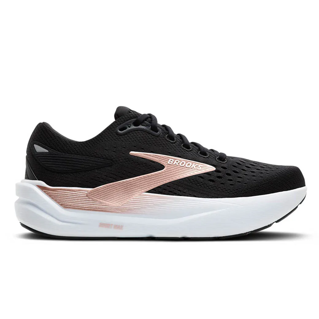 Womens Brooks Running Ghost Max 3 in Black/Black/Rose Gold barefoot - style shoes