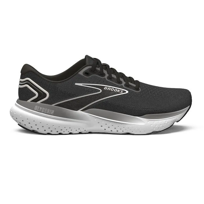 Womens Brooks Running Glycerin 21 in Black/Grey/White shock - dispersion