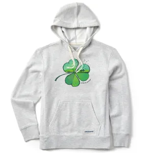 Women's Cloverfield Simply True Fleece Hoodie Mesh Lining