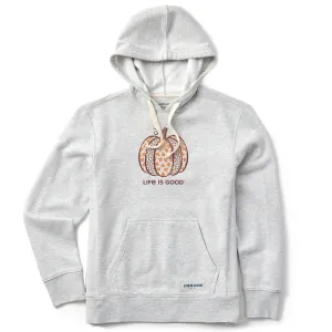 Streetwear Fashion Women's Fall Pattern Pumpkin Simply True Fleece Hoodie