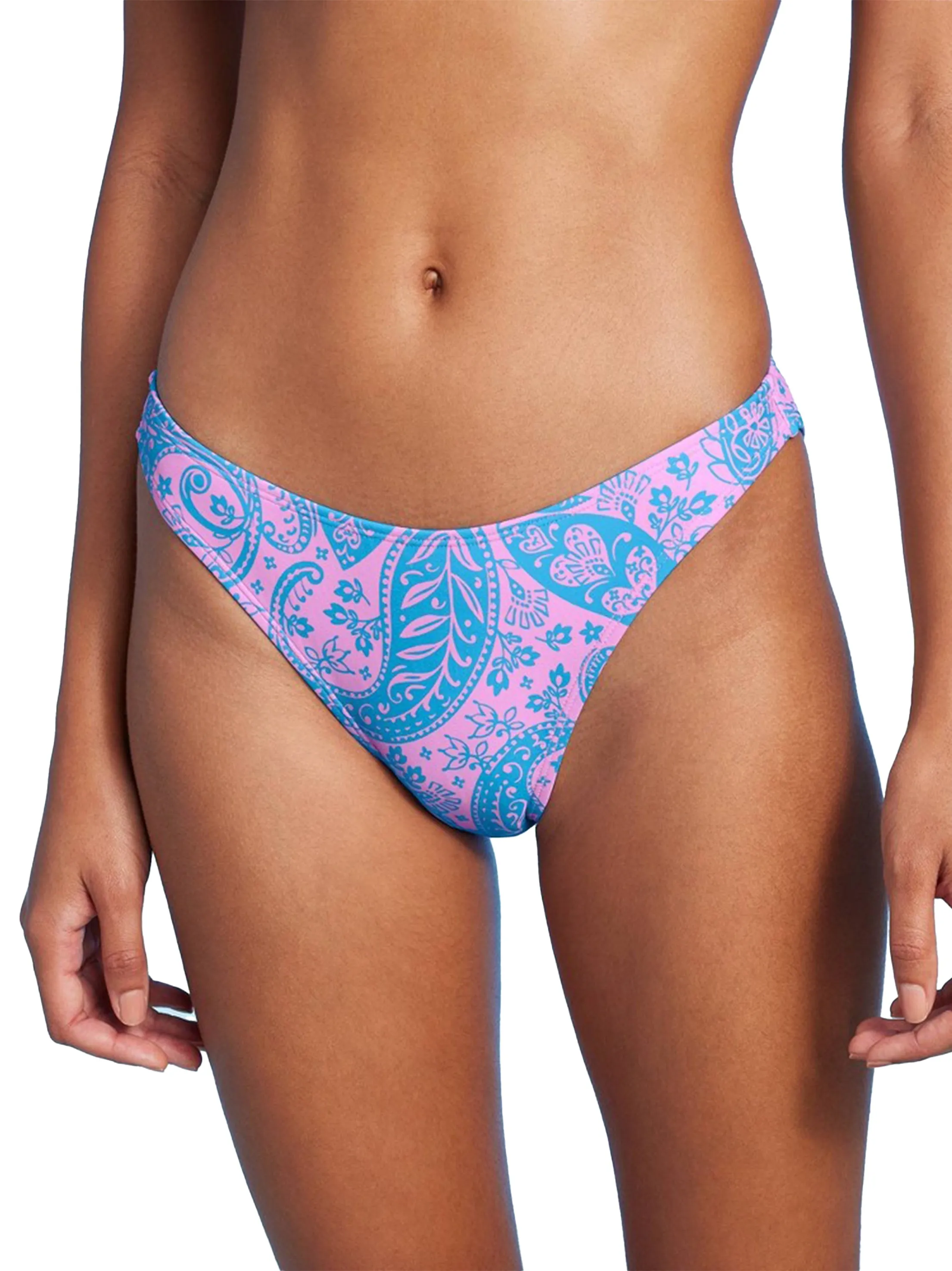 CompressionFreeCuffs Women's Front scoop waist Low rise High leg Cheeky,Multi