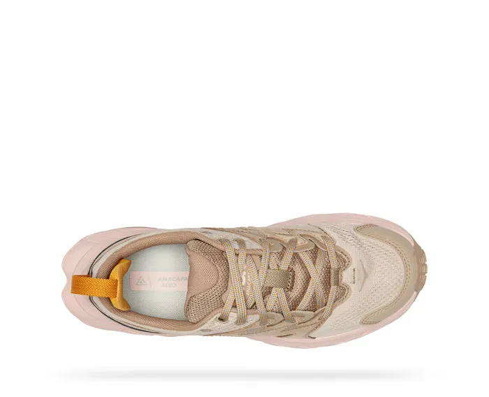road durability Womens Hoka Anacapa Breeze in Oxford Tan/Peach Whip