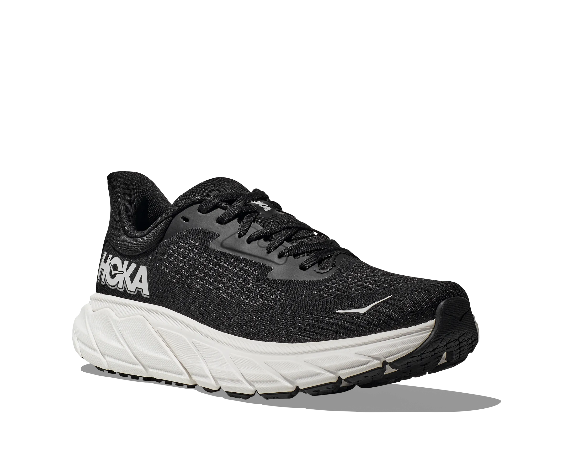 EVA - midsole - comfort shoes Adaptable to different paces Womens Hoka Arahi 7 Wide in Black/White