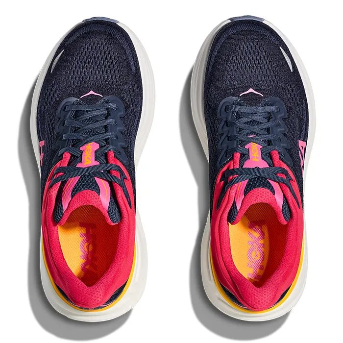 Womens Hoka Bondi 9 in Varsity Navy/Nautical Dusk fitness accessories