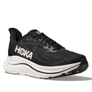 flexible shoe aspects Womens Hoka Clifton 10 in Black/White