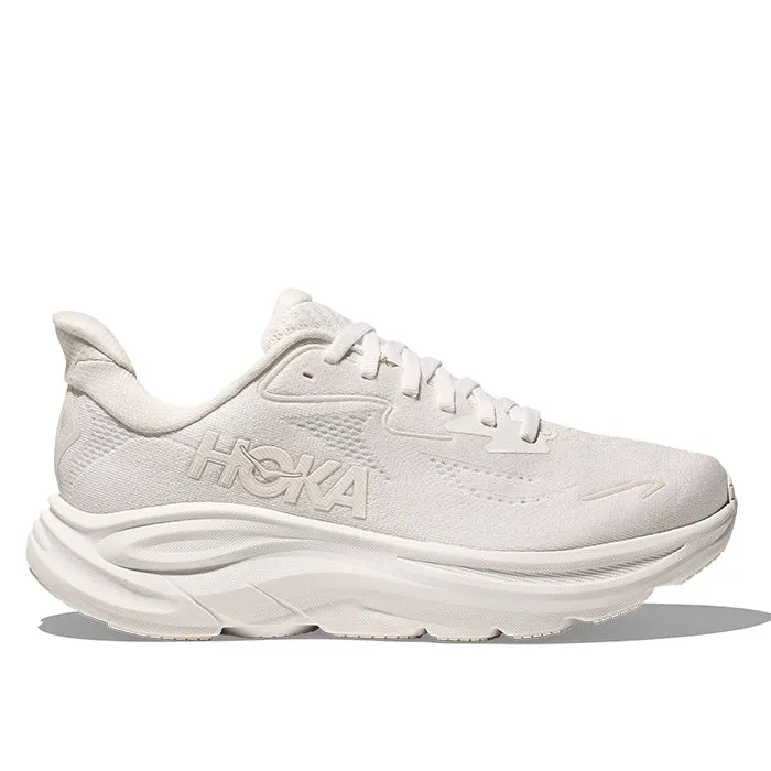 Soft Straps Womens Hoka Clifton 10 in White/White