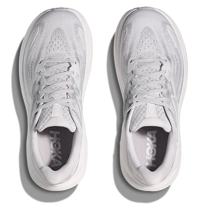 Womens Hoka Clifton 10 Wide in Cosmic Grey/Stardust Foam Pod Configuration Recreational enjoyment