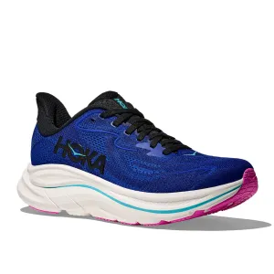 Womens Hoka Clifton 10 Wide in Night Sky/ Ultramarine suitable for experts
