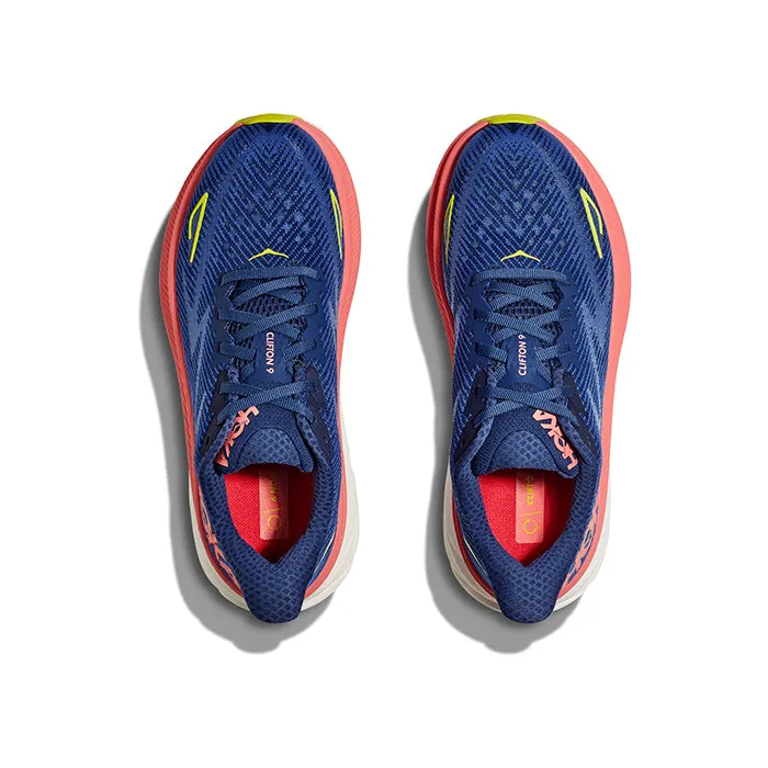 multipurpose - shoes Casual Footwear Womens Hoka Clifton 9 in Evening Sky/Coral