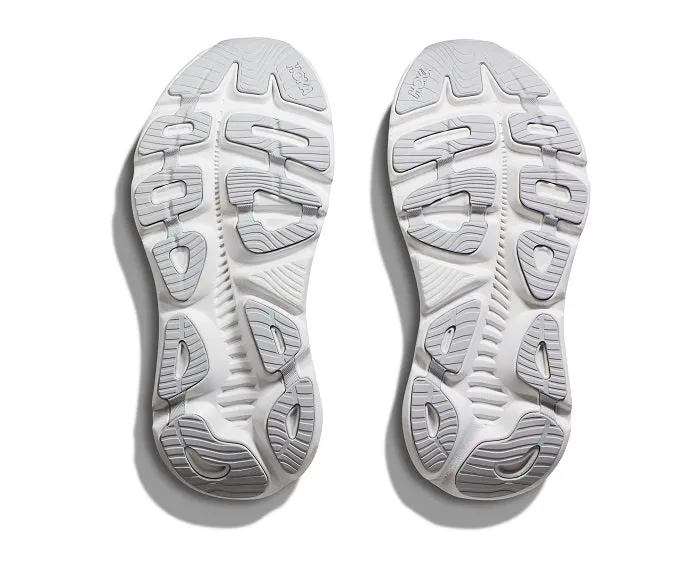 Womens Hoka Gaviota 5 in Harbor Mist/Rose Gold Dynamic Motion Guide