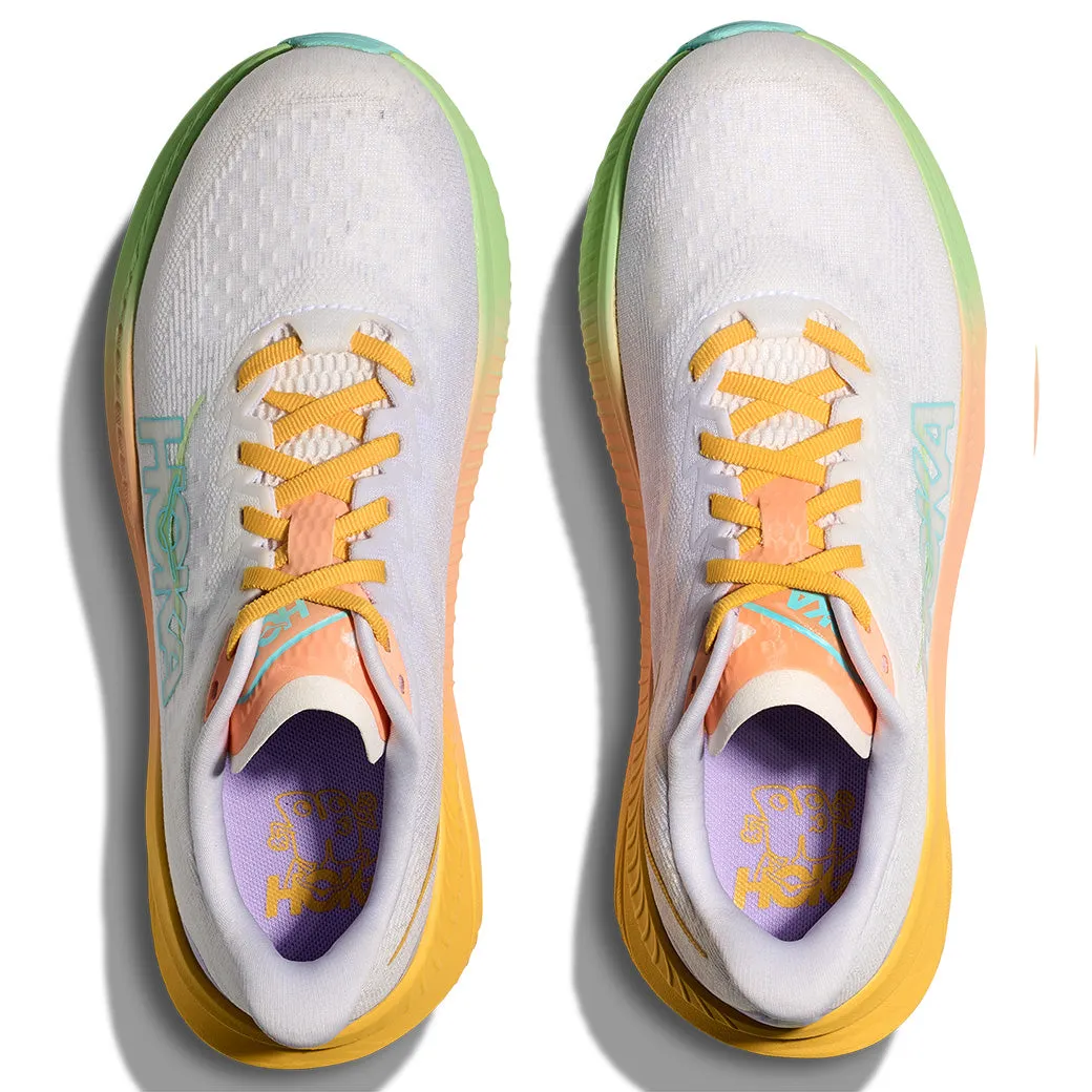 Womens Hoka Mach 6 in Frost/Starlight Glow Mountain Run