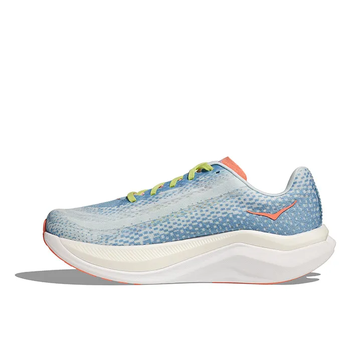 carnival - themed running option Womens Hoka Mach X in Dusk/Illusion