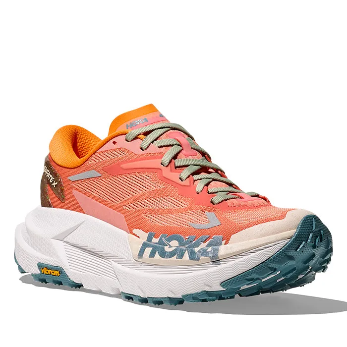 adventure - running shoes wave - cushion shoes Womens Hoka Mafate X in Feldspar/Mountain Fog